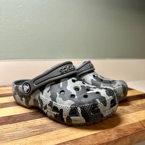 Toddler Boys Camo Crocs